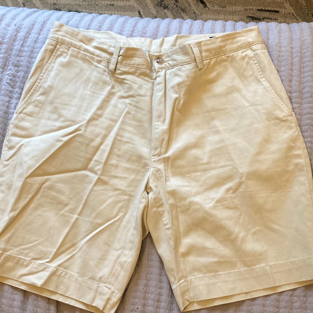 Mens flat front shorts, 35” waist